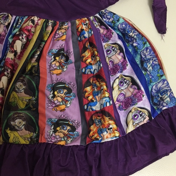 Princess Belle Ariel Aurora Halloween Twirl Dress - Picture 9 of 9